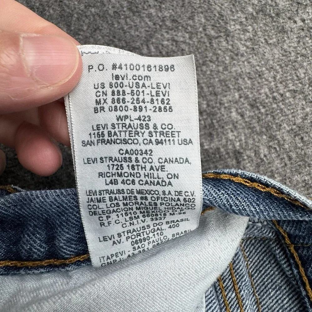 Levi's 517 Boot Cut Jeans‎ Medium Wash Men's Sz 36x30 Cowboy Workwear Whiskered